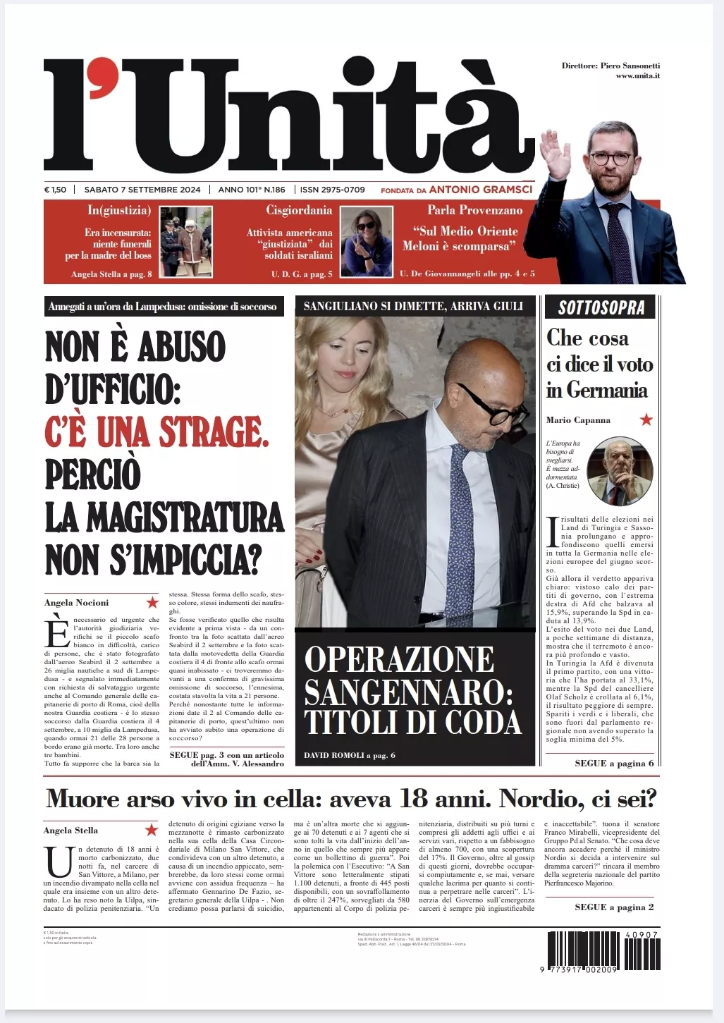 Prima-pagina-unita-oggi-edizione-di-oggi-Array