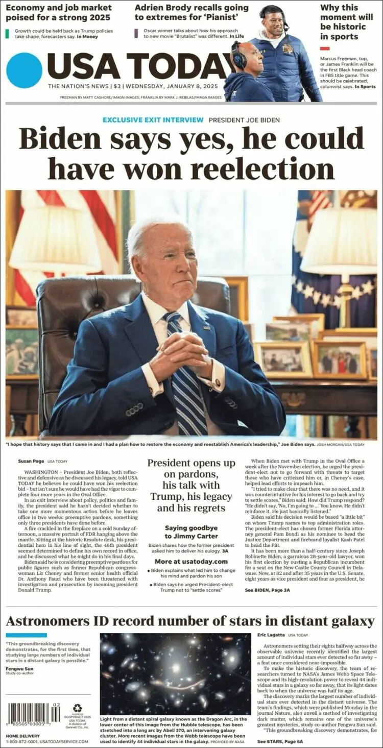 Prima-pagina-usa-today-edizione-di-oggi-2025-01-08