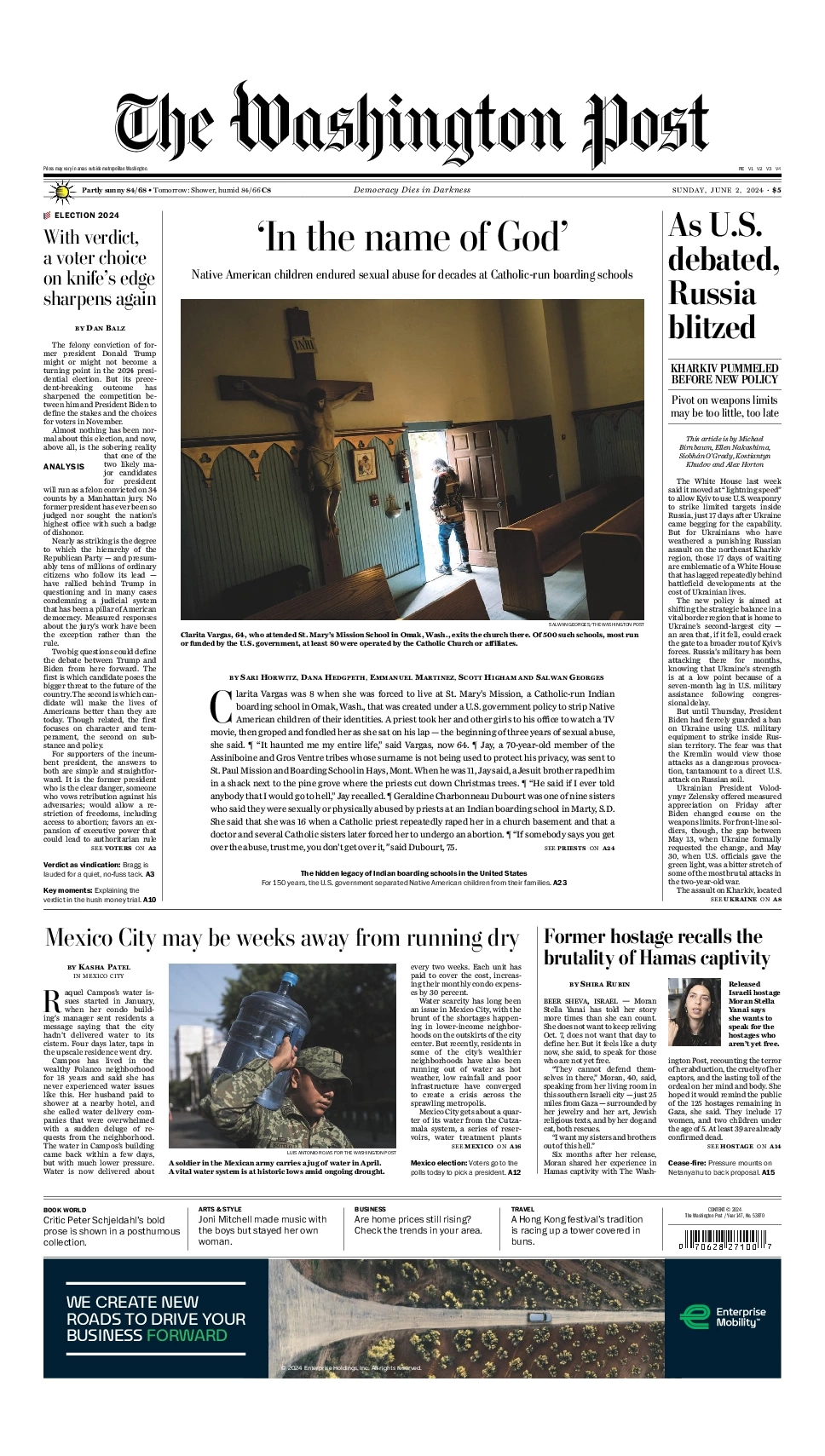 Prima-pagina-washington_post-edizione-di-oggi-02-06-2024