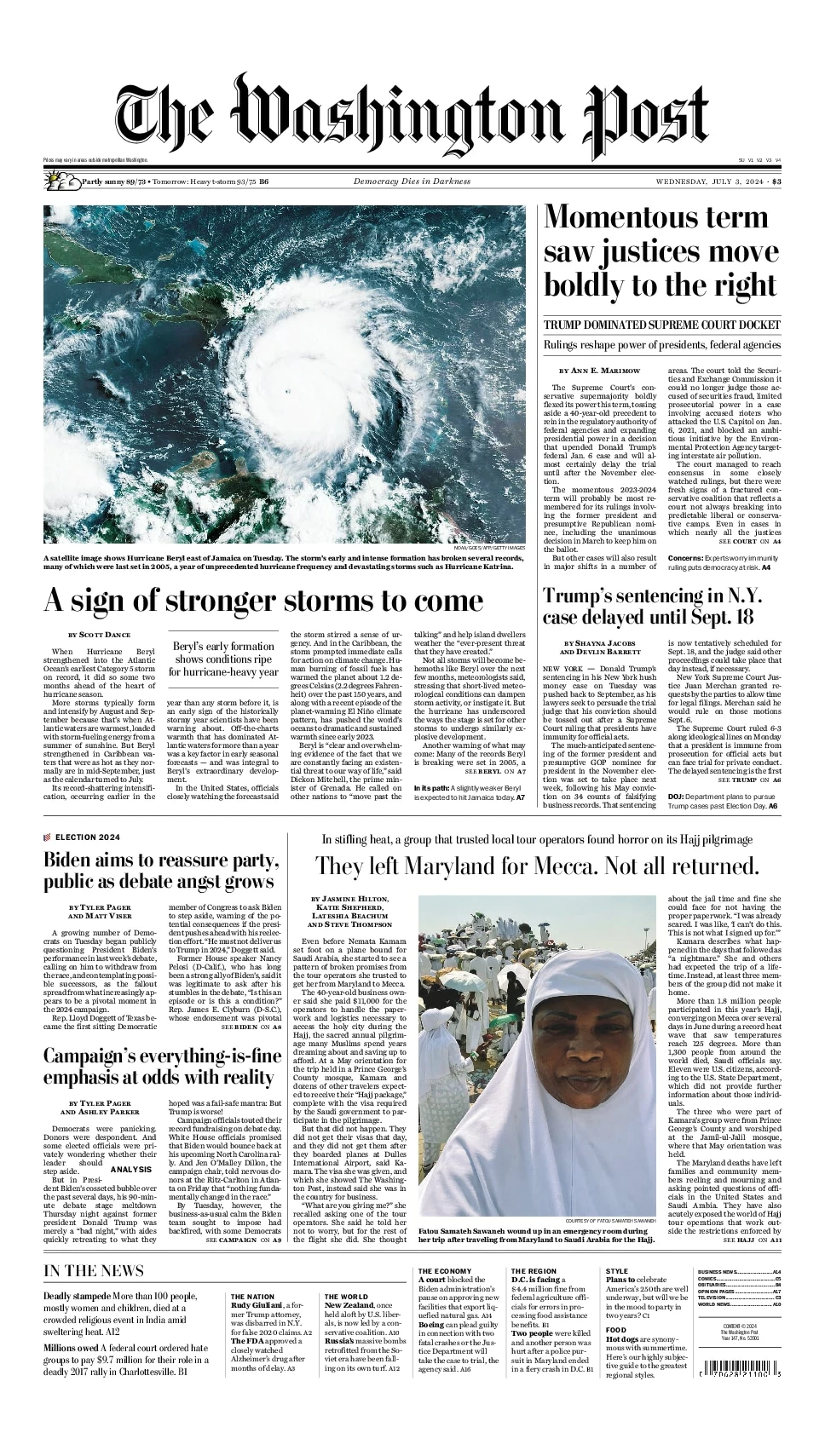 Prima-pagina-washington_post-edizione-di-oggi-03-07-2024