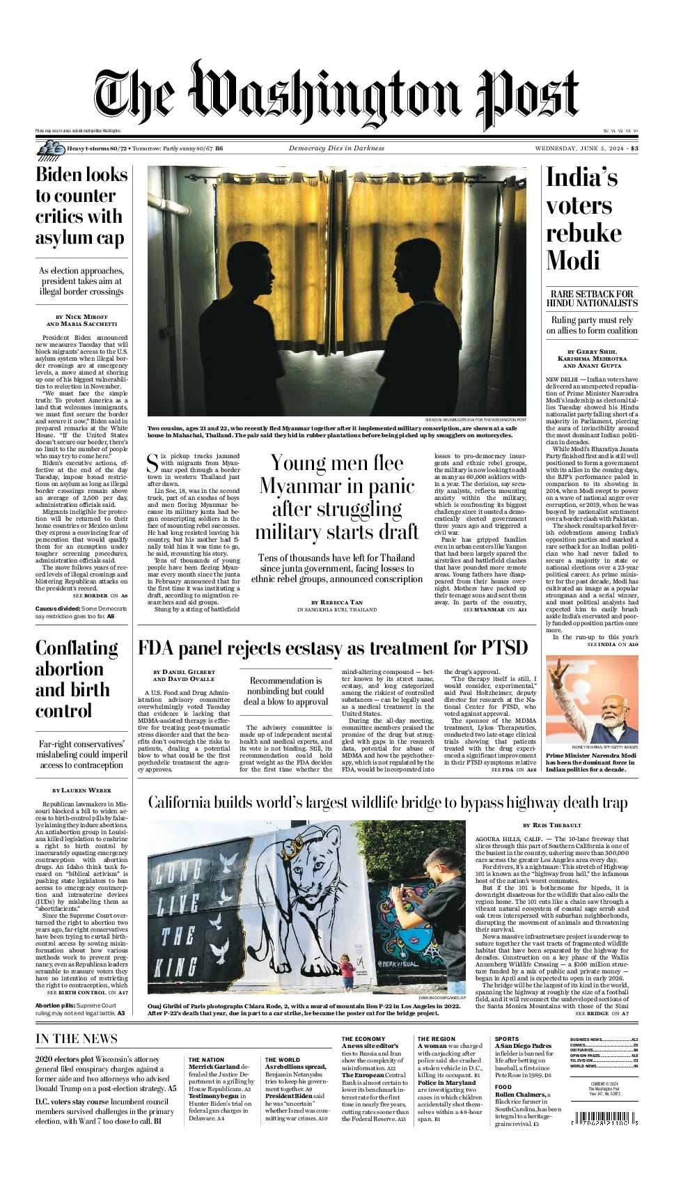 Prima-pagina-washington_post-edizione-di-oggi-05-06-2024