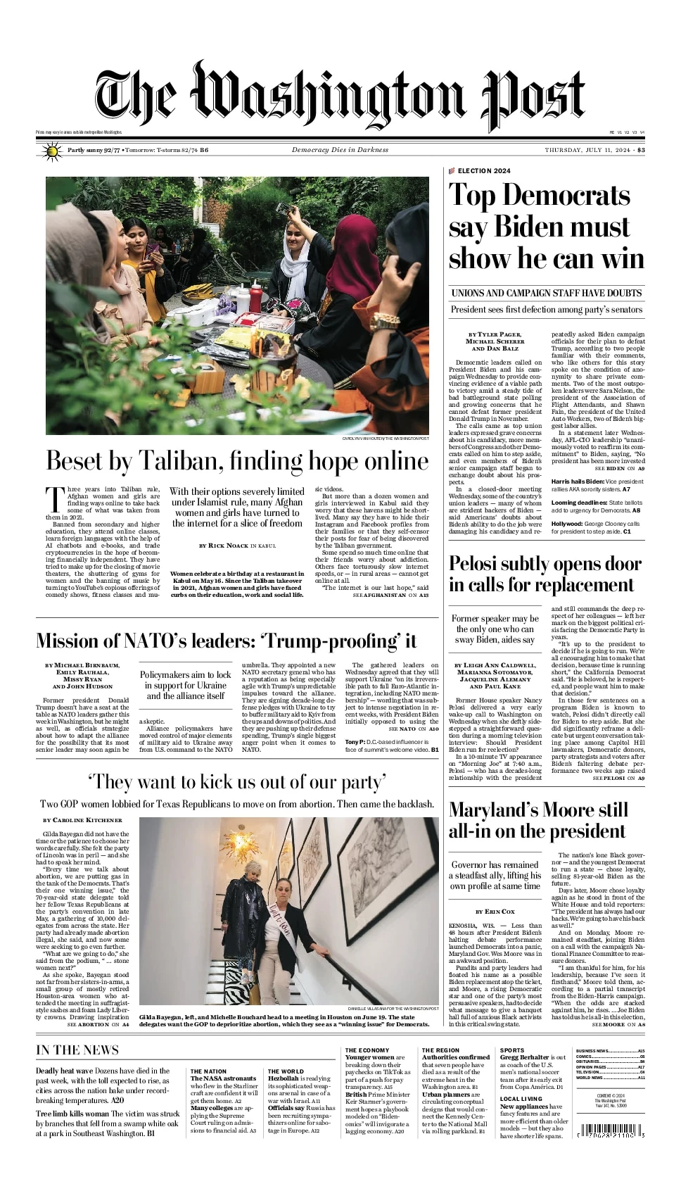 Prima-pagina-washington_post-edizione-di-oggi-11-07-2024