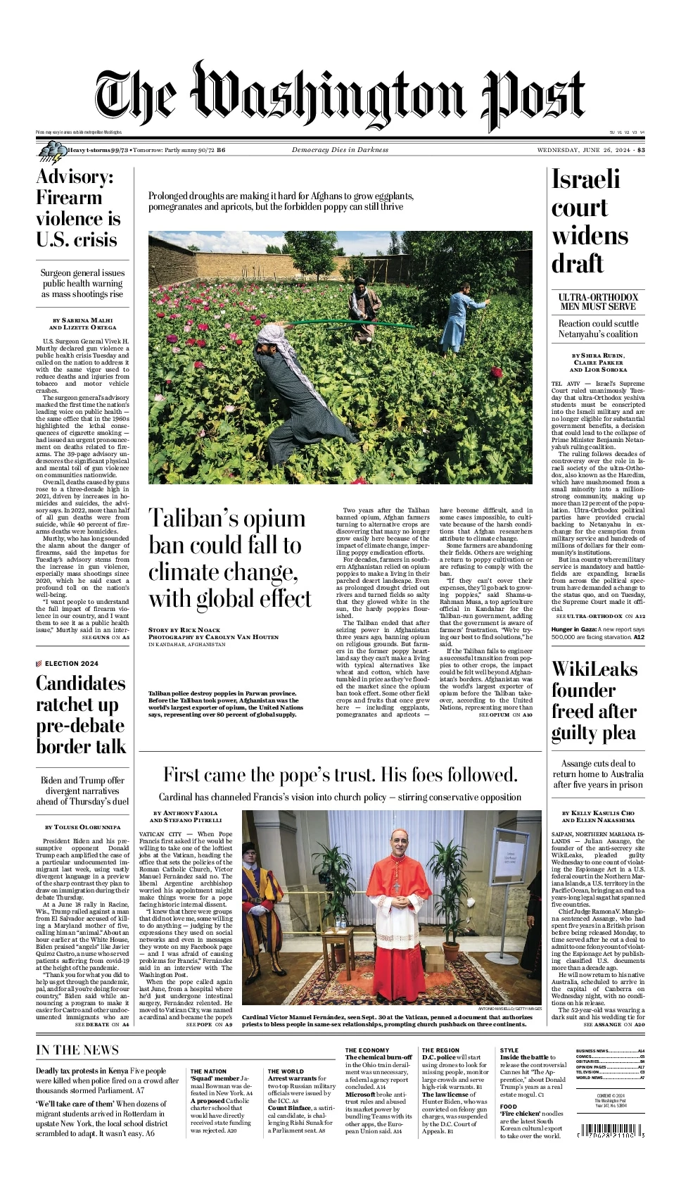 Prima-pagina-washington_post-edizione-di-oggi-26-06-2024