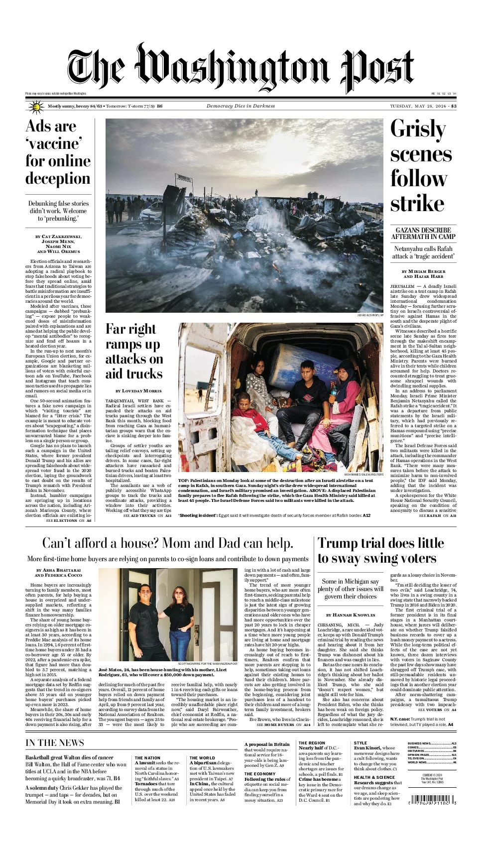 Prima-pagina-washington_post-edizione-di-oggi-28-05-2024