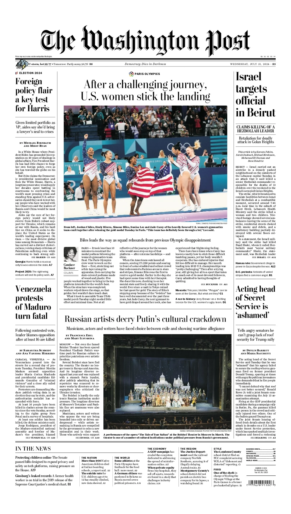 Prima-pagina-washington_post-edizione-di-oggi-31-07-2024