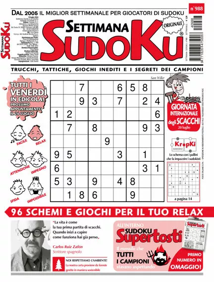 Prima-pagina-settimanale-settimana-sudoku-del-23-07-2024